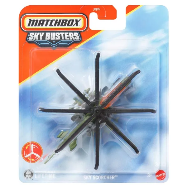 Matchbox Sky Busters: Sky Scorcher letadlový model 1/64 - Mattel obrázek 1