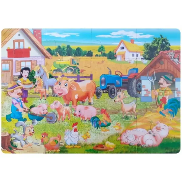Maxi puzzle Farma se zvířaty - D-Toys obrázek 2