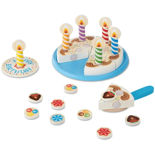 Melissa & Doug: Dřevěná narozeninová dortová sada - Spin Master obrázek 2
