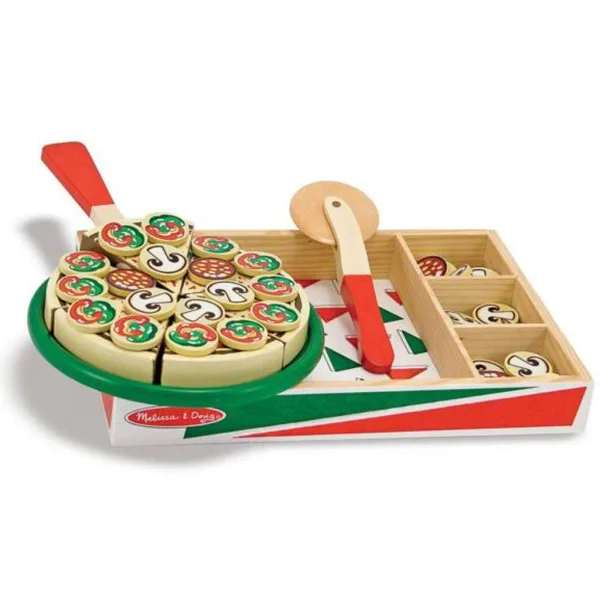Melissa & Doug: Dřevěná pizza párty hrací sada - Spin Master obrázek 2
