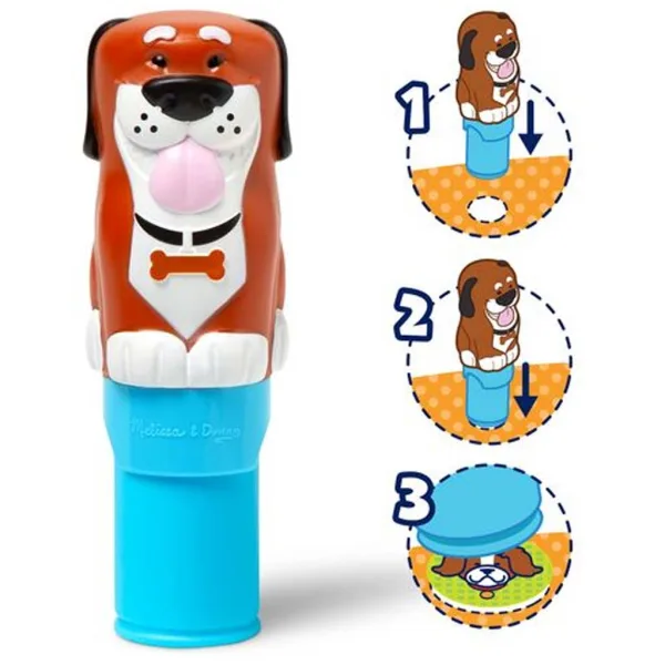 Melissa & Doug: Sticker WOW! Razítkovač na samolepky – Pes – Spin Master obrázek 2