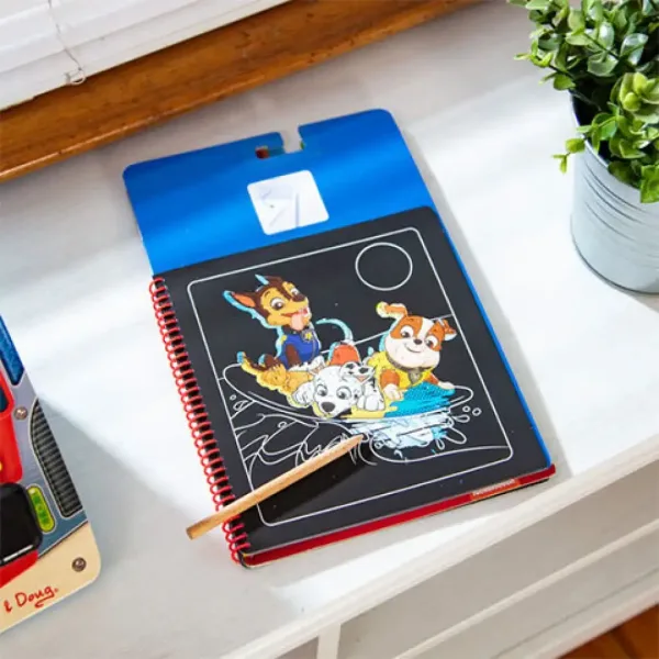 Melissa & Doug: Tlapka hlídka Chase kreativní hra s obrázky na škrábání obrázek 3