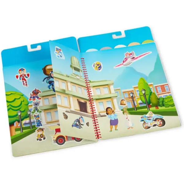 Melissa & Doug: Tlapková patrola Dobrodružný sešit s opětovně použitelnými samolepkami obrázek 2