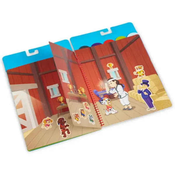 Melissa & Doug: Tlapky na hlídce Klasická mise Opakovaně použitelný sešit s nálepkami obrázek 2