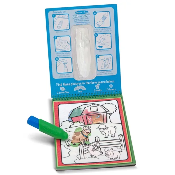 Melissa&Doug: Water WOW! Kreslení vodou – Zvířata – Spin Master obrázek 2