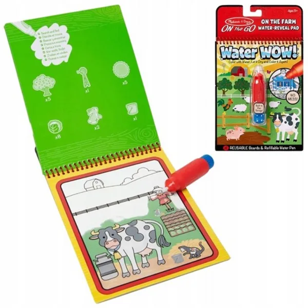Melissa&Doug: Water WOW! malování vodou – Farma – Spin Master obrázek 2