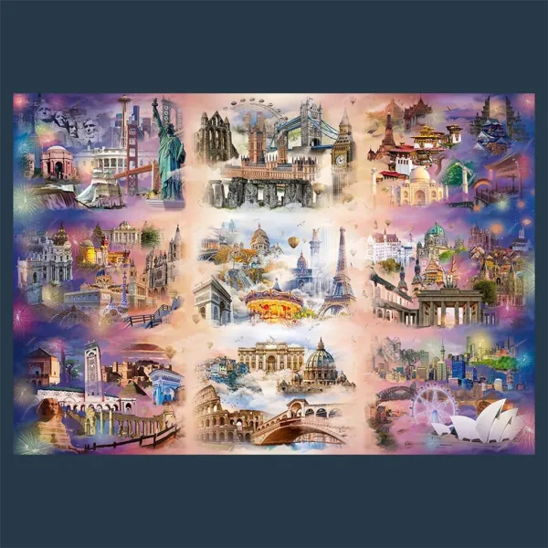 Města mezi mraky 13500ks UFT puzzle - Trefl obrázek 2