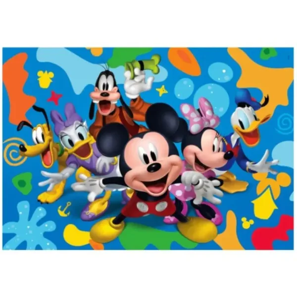 Mickey Mouse a jeho přátelé Supercolor puzzle 104 dílků - Clementoni obrázek 2