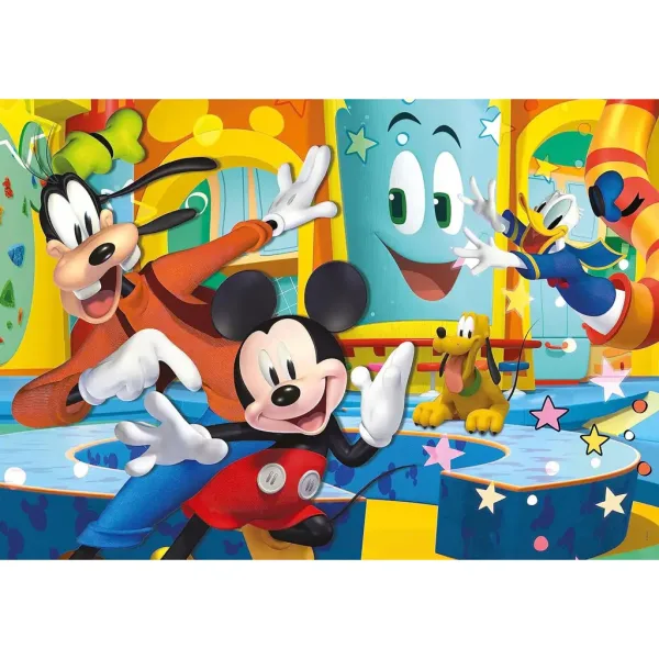 Mickey Mouse a přátelé 60 ks maxi supercolor puzzle - Clementoni obrázek 2