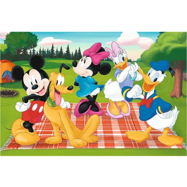 Mickey Mouse a přátelé: Piknik 24dílné Maxi puzzle - Trefl obrázek 2