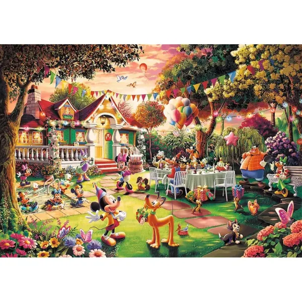Mickey Mouse narozeninová párty 1000dílné prémiové plus puzzle - Trefl obrázek 2