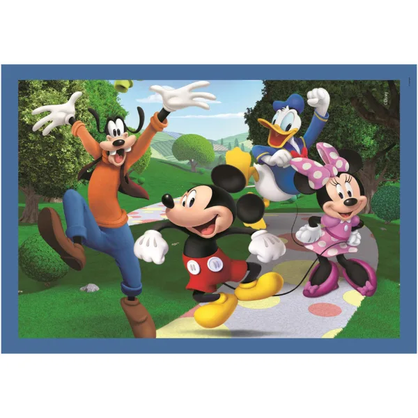 Mickey a jeho přátelé 4 v 1 Supercolor puzzle - Clementoni obrázek 3