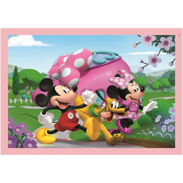 Mickey a jeho přátelé 4 v 1 Supercolor puzzle - Clementoni obrázek 4