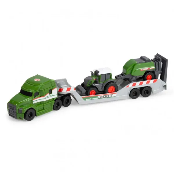 Mikro přepravní kamion s traktorem Fendt a lisem na balíky - Dickie Toys obrázek 2