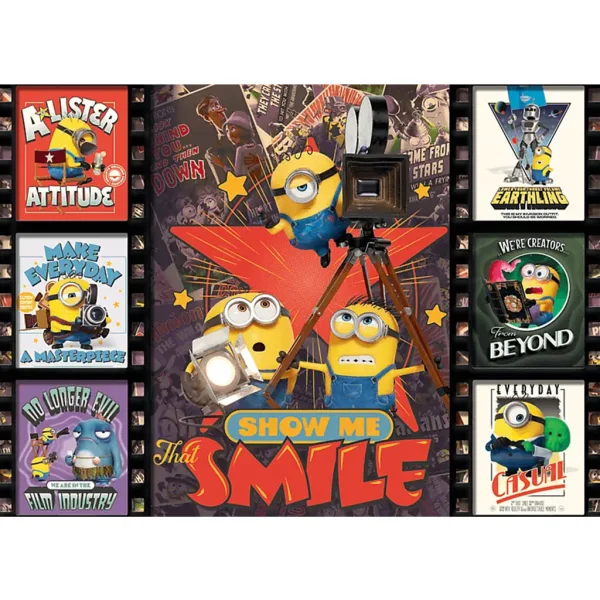 Mimoni 3 filmové záběry 1000dílné puzzle - Trefl obrázek 2