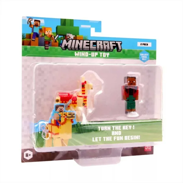 Minecraft 3D figurka s natahovacím zvířátkem 2. série v různých provedeních 1 ks obrázek 2
