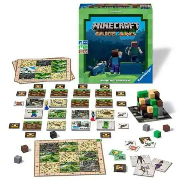 Minecraft: Builders & Biomes desková hra - Ravensburger obrázek 2