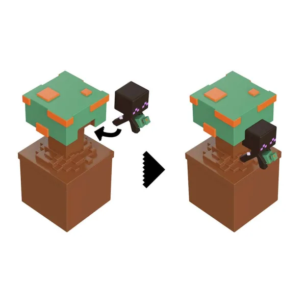 Minecraft Reveal minifigurka v úložném boxu – Azalea – Mattel obrázek 2