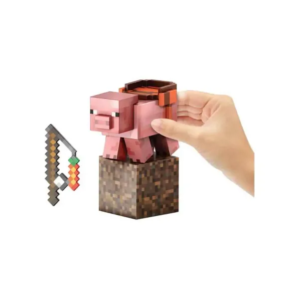 Minecraft: Úroveň diamantu - Figurka prasete - Mattel obrázek 3
