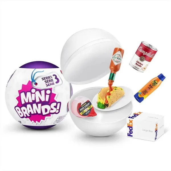 Mini Brands: Mini světové značky 5ks překvapení balíček 3. série obrázek 2