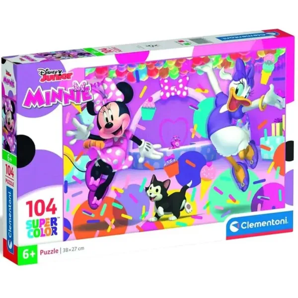 Minnie myš 104dílné supercolor puzzle - Clementoni obrázek 1