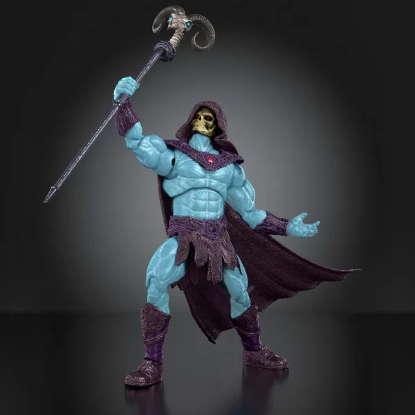 Mistři vesmíru: Ochránci vesmíru - Skeletor (kostnatý obličej) deluxe akční figurka - Mattel obrázek 2