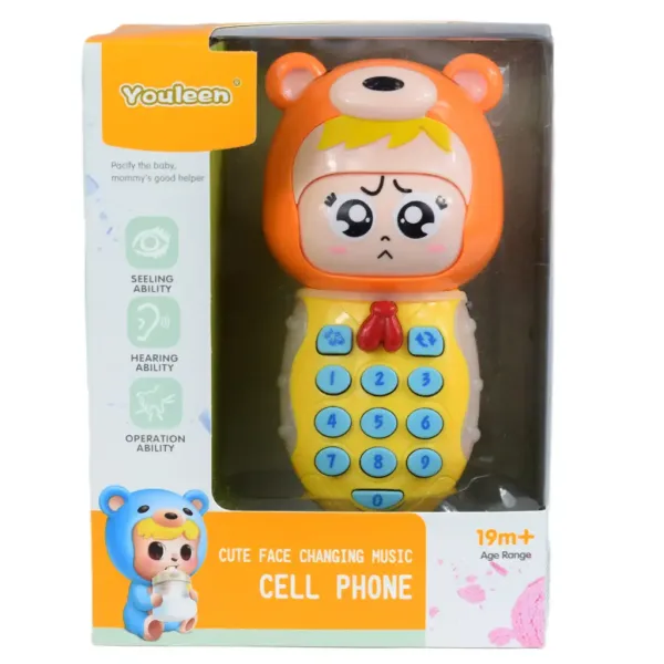 Mobilní telefon pro miminka ve dvou verzích se zvukem a světlem obrázek 4