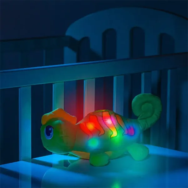 Molto: GusyLuz plyšový chameleon se světlem na spaní obrázek 4