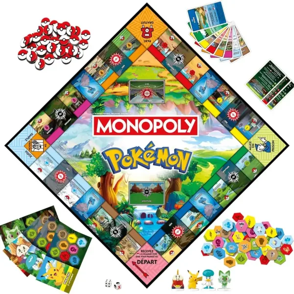 Monopoly Pokémon stolní hra - Hasbro obrázek 2
