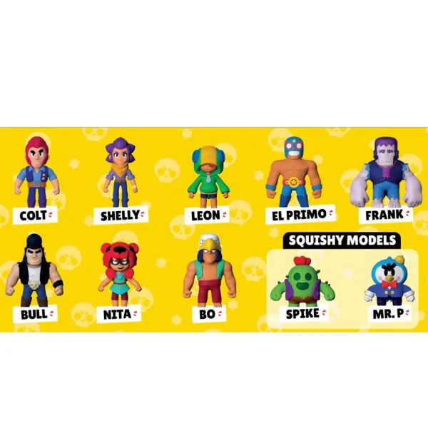 Monster Flex: Natáhovací figurky Brawl Stars v různých variantách, 1 ks obrázek 7