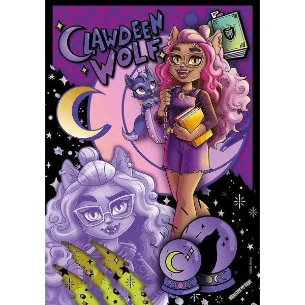 Monster High - Clawdeen Wolf 150 dílků puzzle - Clementoni obrázek 2