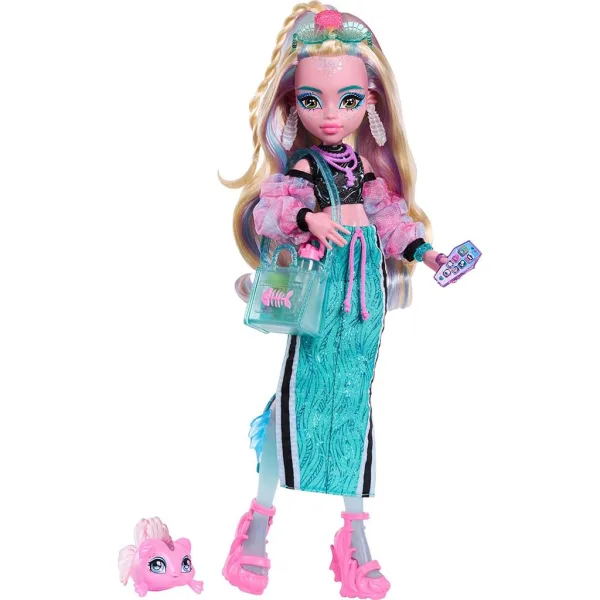 Monster High Lagoona Blue panenka s doplňky – Mattel obrázek 3