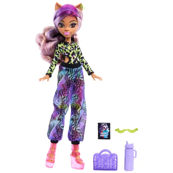 Monster High: Ostrov Scare-adise – panenka Clawdeen Wolf s doplňky - Mattel obrázek 2