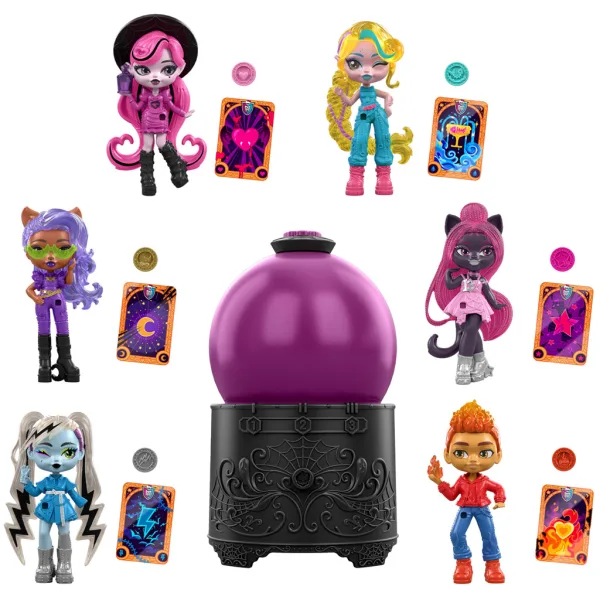 Monster High: Překvapení panenka ve strašidelně odhalující křišťálové kouli 1 ks – Mattel obrázek 2
