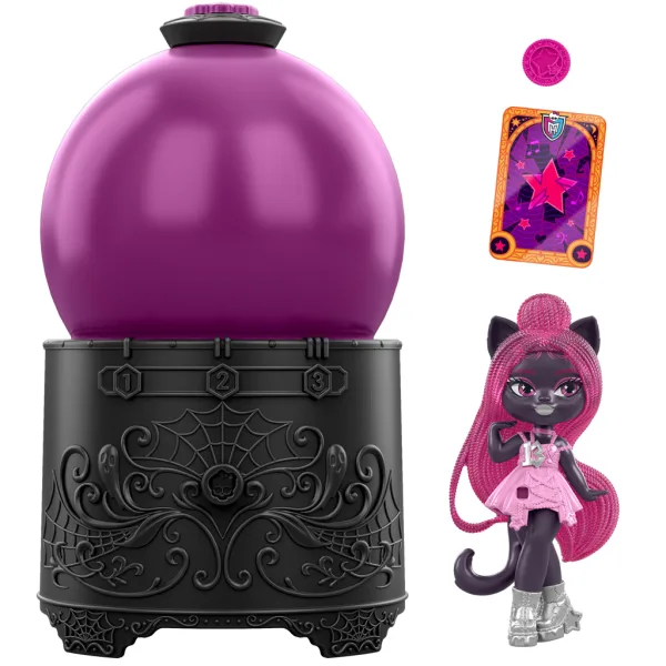 Monster High: Překvapení panenka ve strašidelně odhalující křišťálové kouli 1 ks – Mattel obrázek 4