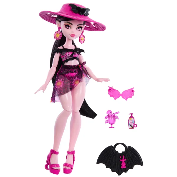 Monster High: Scare-adise Island – panenka Draculaura s doplňky - Mattel obrázek 3