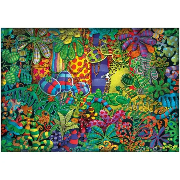Mordillo Malíř 1500dílné kompaktní puzzle - Clementoni obrázek 2