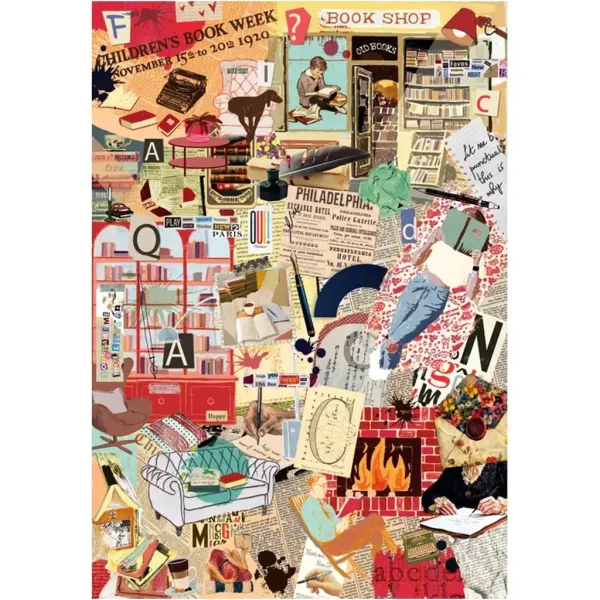 More is More: Knihy a psaní HQC 1000dílné puzzle - Clementoni obrázek 2