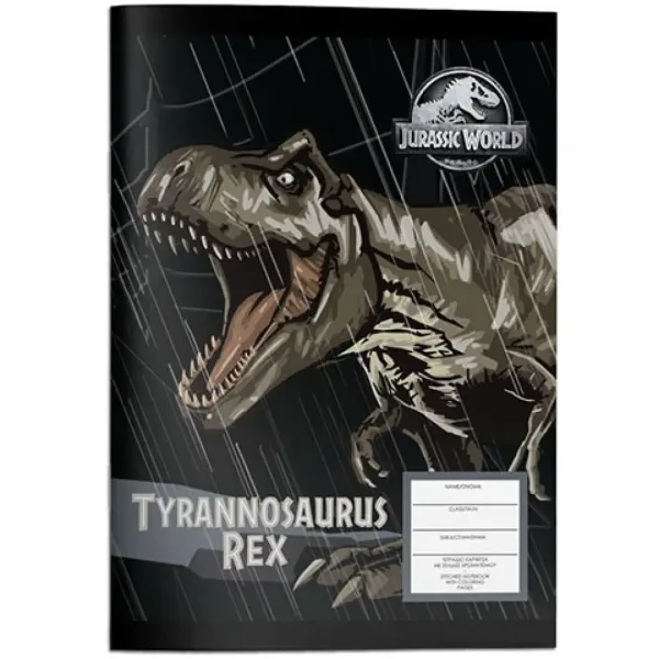 Musí... Jurassic World linkovaný sešit s omalovánkami 40 listů ve dvou variantách obrázek 2