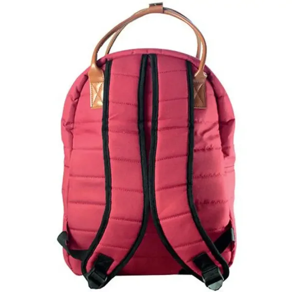 Must: Červený zaoblený školní batoh 40x30x12 cm obrázek 2