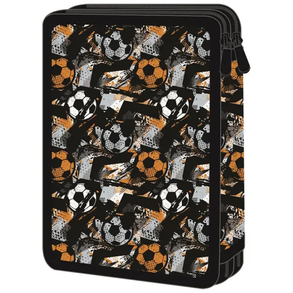 Must: Patrový naplněný penál s fotbalovým motivem 15x5x21 cm obrázek 2