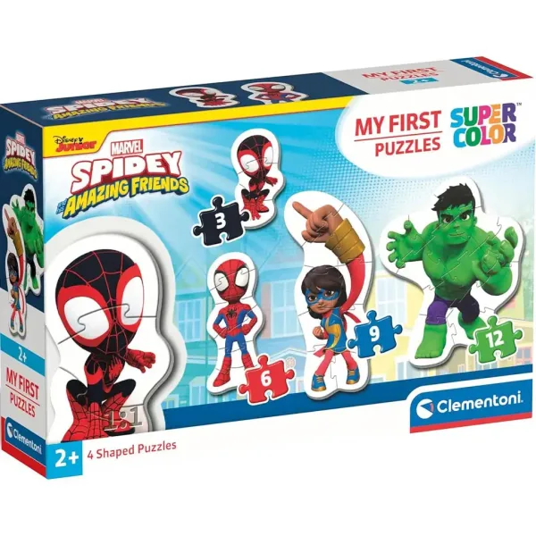 MyFirst Puzzle: 4 v 1 Spidey a přátelé Supercolor puzzle - Clementoni obrázek 1