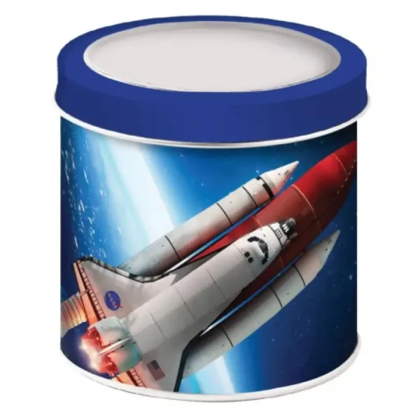 NASA analogové hodinky v kovové ozdobné krabici obrázek 3