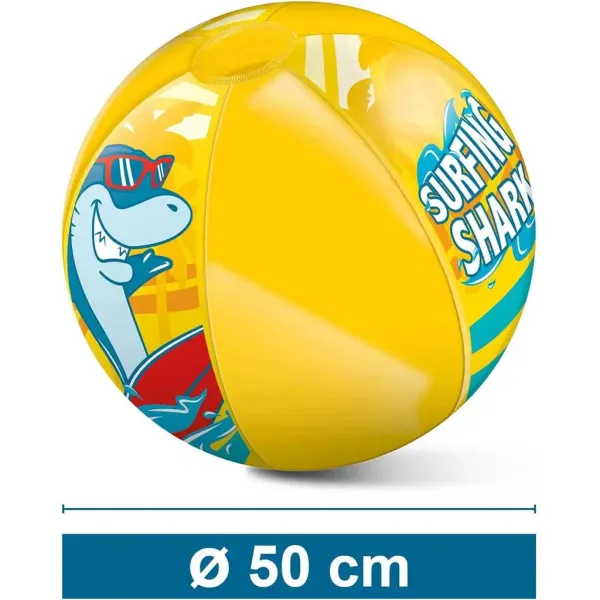 Nafukovací plážový míč se vzorem žraloka 50 cm - Mondo Toys obrázek 3