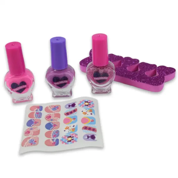 Nail Art: Manikúrní sada s kufríkem, laky na nehty a doplňky obrázek 3