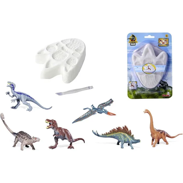 Nature World Dino – Sada na vykopávání dinosauří stopy s překvapením – Simba Toys obrázek 2