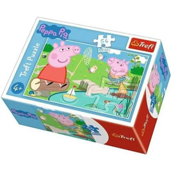 Nejkrásnější dny Peppy Pig 54dílné mini puzzle 4 druhy - Trefl obrázek 2