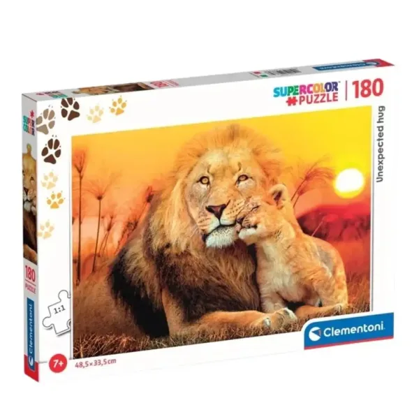 Neočekávané objetí 180dílné puzzle Super color - Clementoni obrázek 1