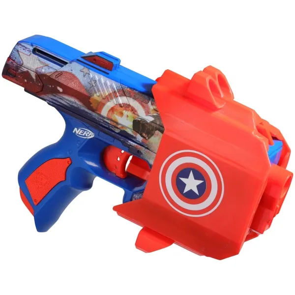 Nerf: Marvel Kapitán Amerika pěnová vystřelovačka - Hasbro obrázek 3