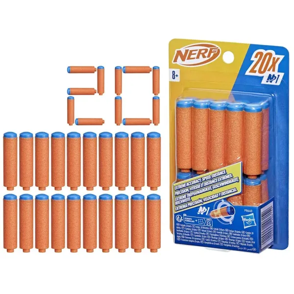 Nerf: N-Series: Sada 20 náhradních pěnových nábojů - Hasbro obrázek 2